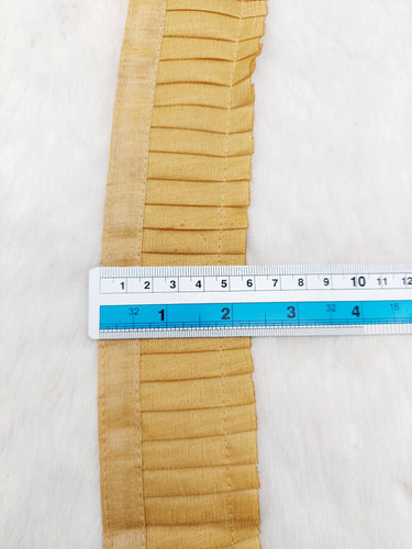 Silk Pleated Lace Trim, Decorative Trim, Trim by 3 Yards